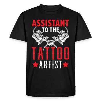Ink It is good for a body Tattoo Tattoo - Men's Premium Organic T-Shirt - black - Front - Nico (187cm)
