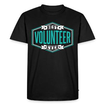 Meilleur bénévole de tous les temps Bénévole - T-shirt Premium bio Homme - noir - Devant - Nico (187cm)