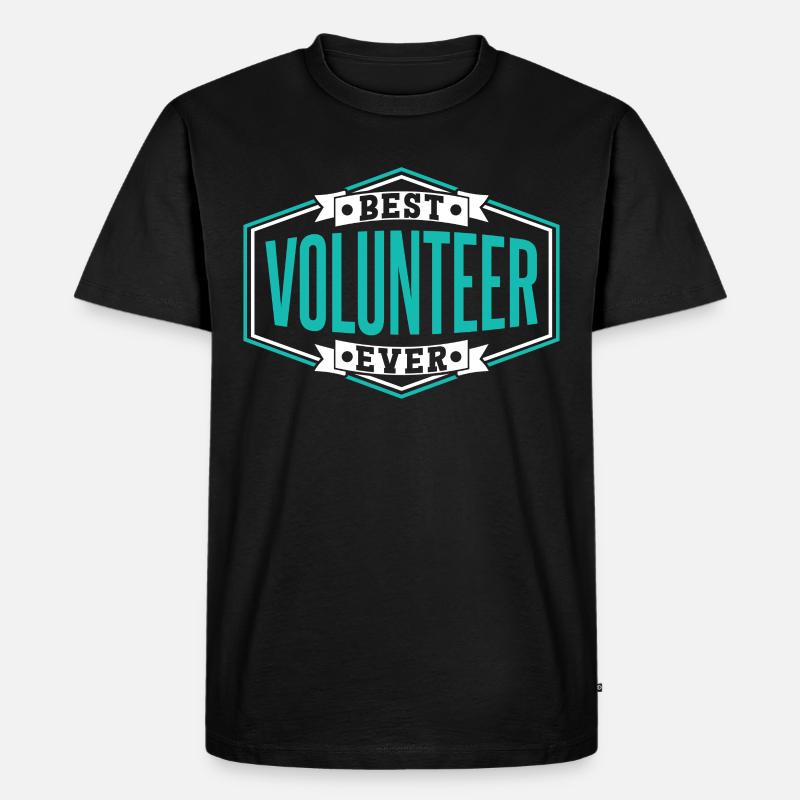 Bester Freiwilliger Aller Zeiten Beruf Freiwillig - Männer Premium Bio T-Shirt - Schwarz