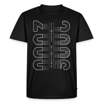 Finest Millésime 2006 Année de naissance 2006 Anniversaire - T-shirt Premium bio Homme - noir - Devant - Nico (187cm)