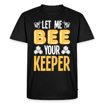 Beekeepers Bees Honey bees Beekeeping - Men's Premium Organic T-Shirt - black - Front - Nico (187cm)
