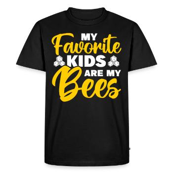 Beekeepers Bees Honey bees Beekeeping - Men's Premium Organic T-Shirt - black - Front - Nico (187cm)