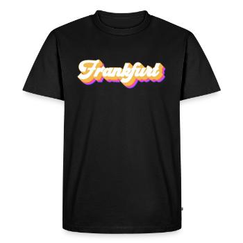 Frankfurterin Frankfurter Frankfurt - Men's Premium Organic T-Shirt - black - Front - Nico (187cm)