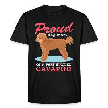 Cavapoo Mom Chiens Dog Owner Cavoodle Cadeau - T-shirt Premium bio Homme - noir - Devant - Nico (187cm)