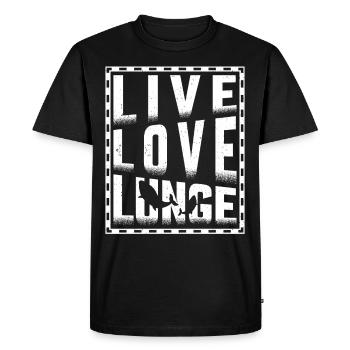 Observation des baleines Observation des baleines Orques Bleu Baleine - T-shirt Premium bio Homme - noir - Devant - Nico (187cm)