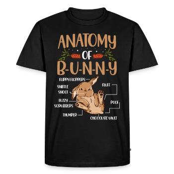 Rabbit Owner Animal Rabbit Lover Rabbit Rabbit - Men's Premium Organic T-Shirt - black - Front - Nico (187cm)