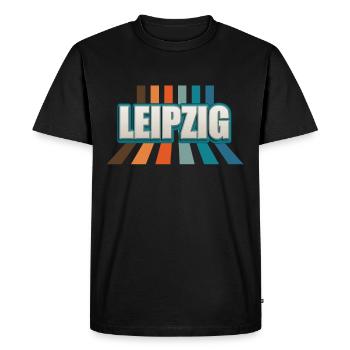 Leipzigerin Leipziger Leipzig - T-shirt Premium bio Homme - noir - Devant - Nico (187cm)