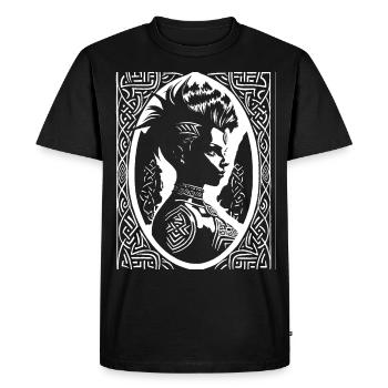 L’attrait des ténèbres Nonne impie, gothique et oc - T-shirt Premium bio Homme - noir - Devant - Nico (187cm)