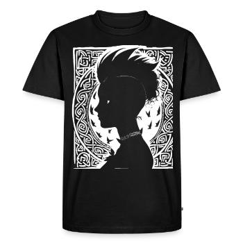 Entrez dans l’ombre Unique Horror Nun, Satanique, - T-shirt Premium bio Homme - noir - Devant - Nico (187cm)