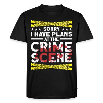 Forensic Scientist Forensic Forensic Science - Men's Premium Organic T-Shirt - black - Front - Nico (187cm)