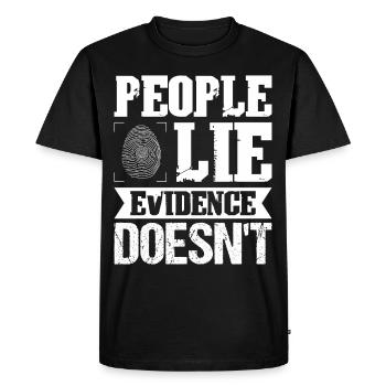 Forensic Scientist Forensic Forensic Science - Men's Premium Organic T-Shirt - black - Front - Nico (187cm)