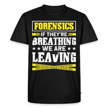 Forensic Scientist Forensic Forensic Science - Men's Premium Organic T-Shirt - black - Front - Nico (187cm)