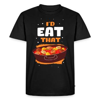Goulash hongrois Goulash Lover Cadeau - T-shirt Premium bio Homme - noir - Devant - Nico (187cm)