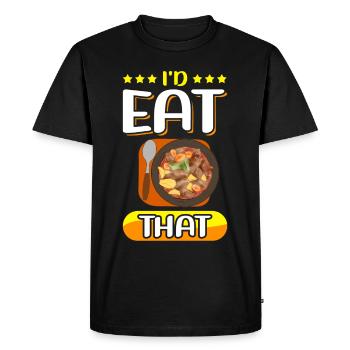 Goulash Lover Cadeau Goulasch hongrois - T-shirt Premium bio Homme - noir - Devant - Nico (187cm)