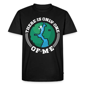 Activisme environnemental Un seul de moi Protection de l’environnement Terre - T-shirt Premium bio Homme - noir - Devant - Nico (187cm)