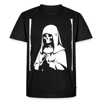 Mysterious Allure Meets Enchanting Darkness in Go - Men's Premium Organic T-Shirt - black - Front - Nico (187cm)