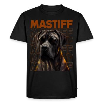 Dogue Allemand Chien Chiens Dogue Allemand - T-shirt Premium bio Homme - noir - Devant - Nico (187cm)
