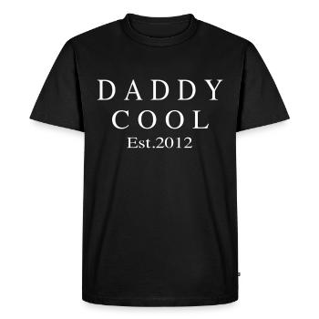 Daddy Cool est 2012 - Men's Premium Organic T-Shirt - black - Front - Nico (187cm)