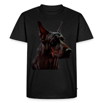 Doberman Dobermans Dog Dogs Puppy Doberman - Men's Premium Organic T-Shirt - black - Front - Nico (187cm)
