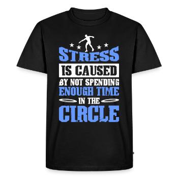 Discus Throw Discus Thrower Athletics Discus - Men's Premium Organic T-Shirt - black - Front - Nico (187cm)