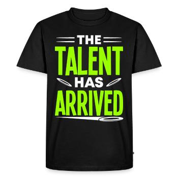 Discus Throw Discus Thrower Athletics Discus - Men's Premium Organic T-Shirt - black - Front - Nico (187cm)
