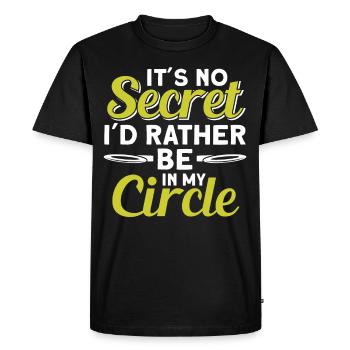 Discus Throw Discus Thrower Athletics Discus - Men's Premium Organic T-Shirt - black - Front - Nico (187cm)