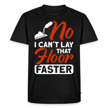 Flooring Flooring Installer Tiler Flooring - Men's Premium Organic T-Shirt - black - Front - Nico (187cm)