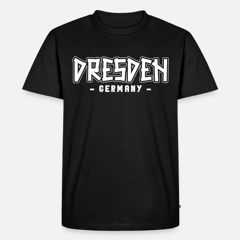 Dresdnerin Dresdner Dresde - T-shirt Premium bio Homme - noir