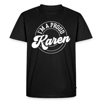 Je suis fière d’être un mème Karen Karens drôle - T-shirt Premium bio Homme - noir - Devant - Nico (187cm)