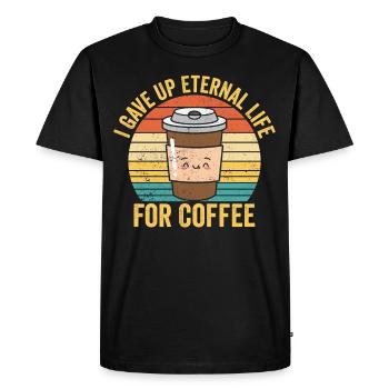 Funny ex-Mormon LDS Exmo - Men's Premium Organic T-Shirt - black - Front - Nico (187cm)