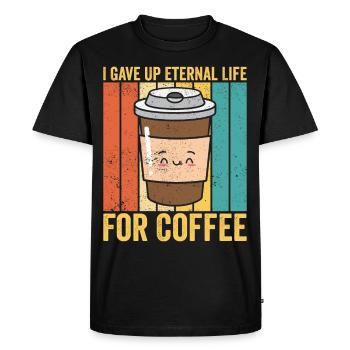 Funny ex-Mormon LDS Exmo - Men's Premium Organic T-Shirt - black - Front - Nico (187cm)