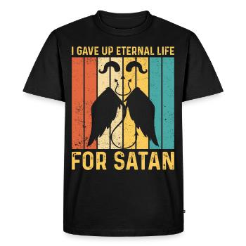 Funny ex-Mormon LDS Exmo - Men's Premium Organic T-Shirt - black - Front - Nico (187cm)