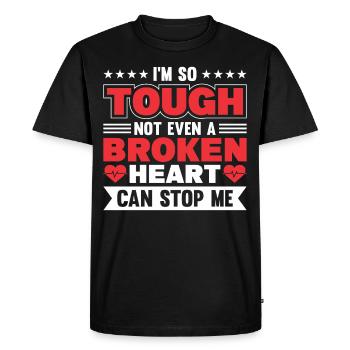 Heart Transplant Heart Surgery Heart Surgery Bypass - Men's Premium Organic T-Shirt - black - Front - Nico (187cm)