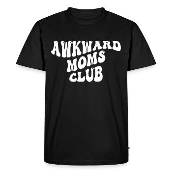 Awkward Moms Club - Chemise de fête des mères - T-shirt Premium bio Homme - noir - Devant - Nico (187cm)