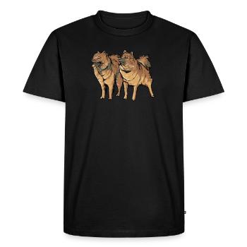 Eurasier Dog I Race de chien pour les propriétaires de chiens - T-shirt Premium bio Homme - noir - Devant - Nico (187cm)