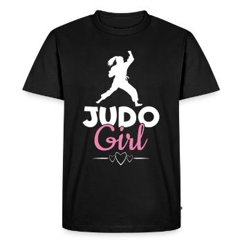 Judo Girl Arts Martiaux Mixtes Mma Combat Combat - T-shirt Premium bio Homme - noir - Devant - Nico (187cm)
