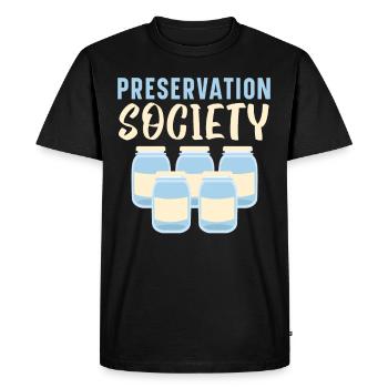 Conservation Society Conservation of Life - Men's Premium Organic T-Shirt - black - Front - Nico (187cm)