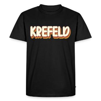 Krefelderin Krefelder Krefeld - T-shirt Premium bio Homme - noir - Devant - Nico (187cm)