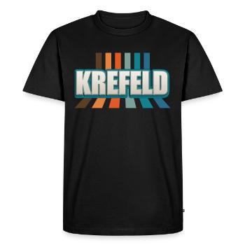 Krefelderin Krefelder Krefeld - T-shirt Premium bio Homme - noir - Devant - Nico (187cm)