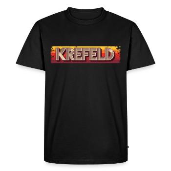 Krefelderin Krefelder Krefeld - T-shirt Premium bio Homme - noir - Devant - Nico (187cm)