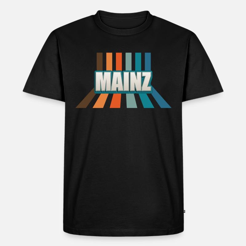 Mainzerin Mainzer Mainz - Männer Premium Bio T-Shirt - Schwarz