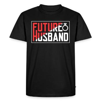 Future Husband Party Wedding Groom - T-shirt Premium bio Homme - noir - Devant - Nico (187cm)