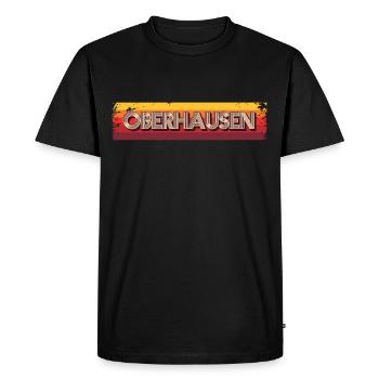 Oberhausenerin Oberhausener Oberhausen - Men's Premium Organic T-Shirt - black - Front - Nico (187cm)