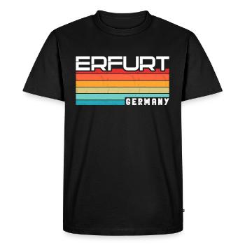 Erfurterin Erfurter Erfurt - T-shirt Premium bio Homme - noir - Devant - Nico (187cm)