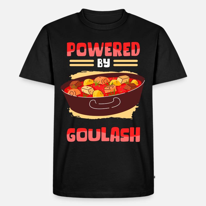 Gulasch Ungarischer Gulasch Geschenk - Männer Premium Bio T-Shirt - Schwarz