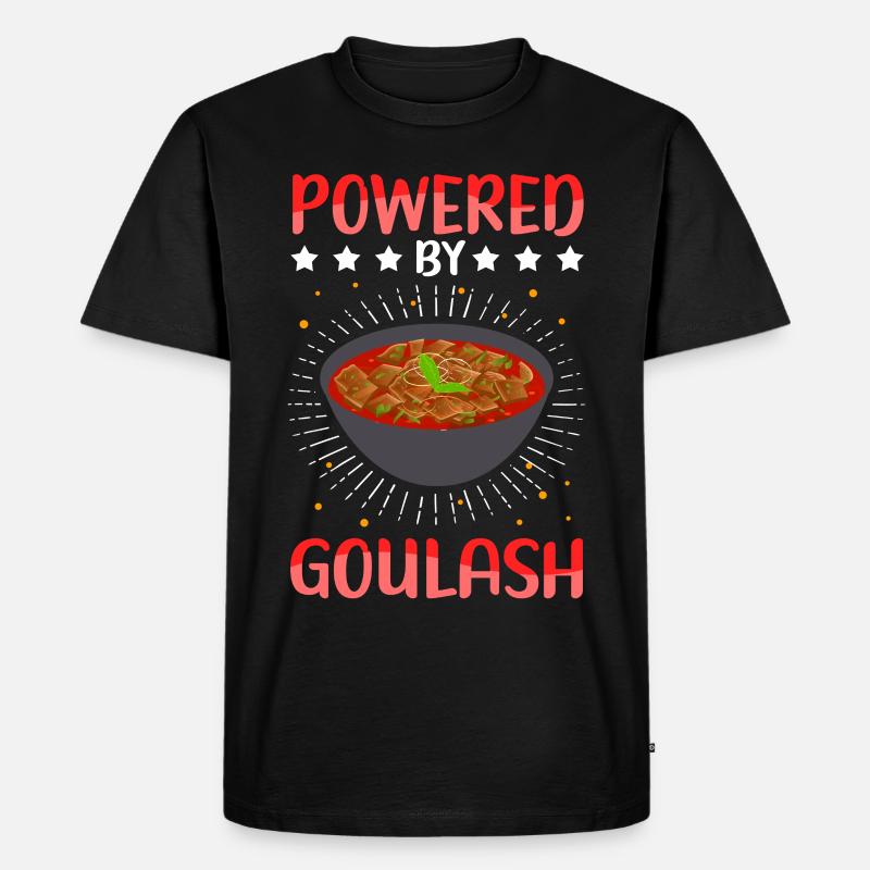 Gulasch Ungarische Gulaschsuppe Geschenk - Männer Premium Bio T-Shirt - Schwarz
