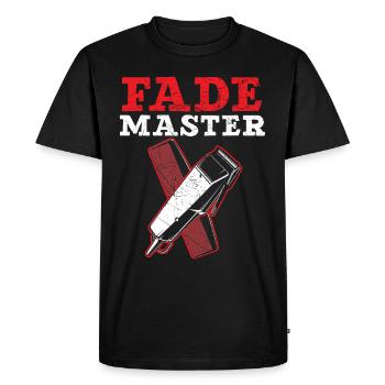 Fade Master Barbershop Tondeuse à cheveux Barbier - T-shirt Premium bio Homme - noir - Devant - Nico (187cm)
