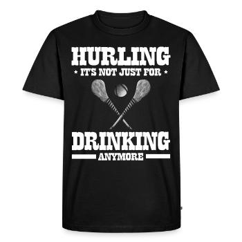 Irish hurling hurling team Ireland plays - Men's Premium Organic T-Shirt - black - Front - Nico (187cm)