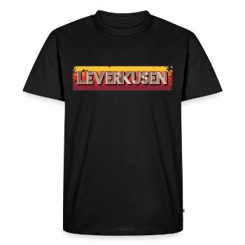 Leverkusenerin Leverkusener Leverkusen - T-shirt Premium bio Homme - noir - Devant - Nico (187cm)