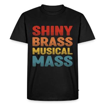 Cuivres brillants Musique Masse Euphoniumiste Rétro - T-shirt Premium bio Homme - noir - Devant - Nico (187cm)